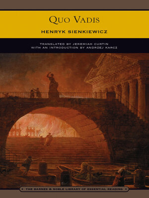 cover image of Quo Vadis (Barnes & Noble Library of Essential Reading)